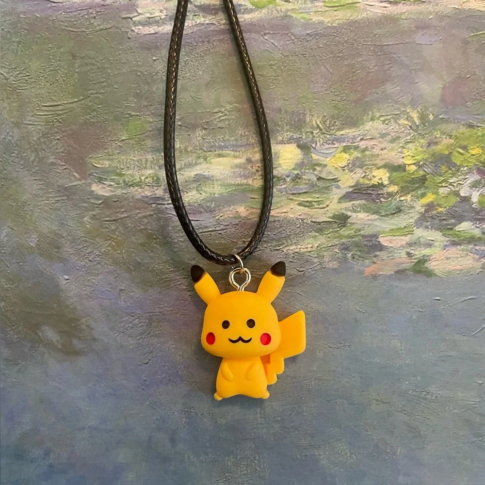 Handmade Pokémon necklaces Pikachu Jigglypuff Eevee Bulbasaur 2/$15 mix n match - Picture 1 of 4
